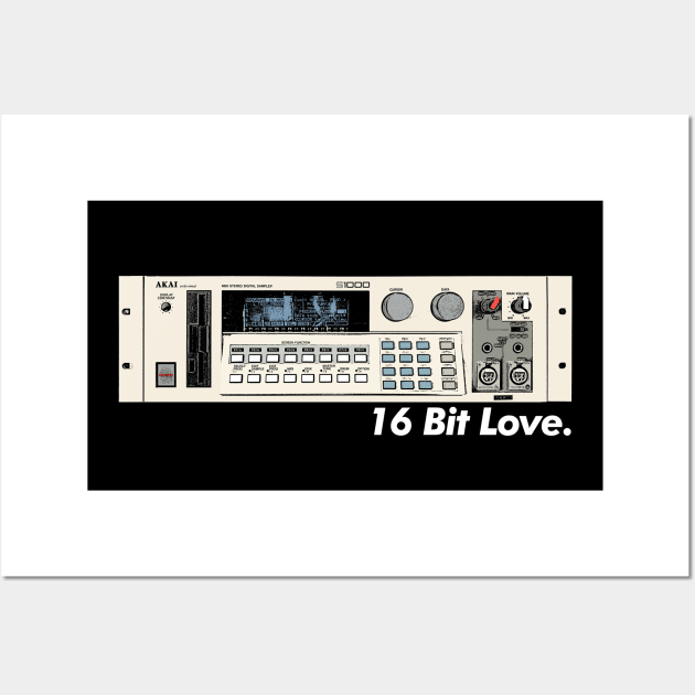 16 Bit Love /\/\/ Lofi Sampling Wall Art by DankFutura